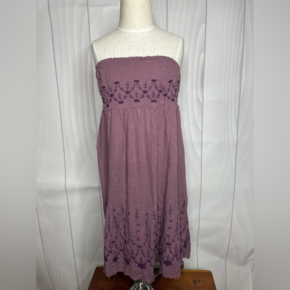 Free People strapless dress